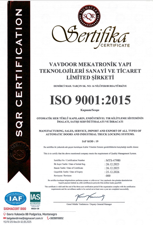 ISO Belgesi